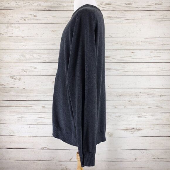 NWT Harley Davidson Mens Size 2XL Bar & Shield Logo Gray Knit Crew Neck Sweater - Picture 2 of 11